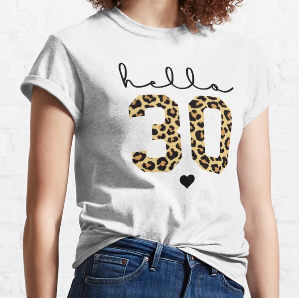  30 y fabulosa playera – 30th cumpleaños – playera para mujer,  mujer L, Blanco : Ropa, Zapatos y Joyería