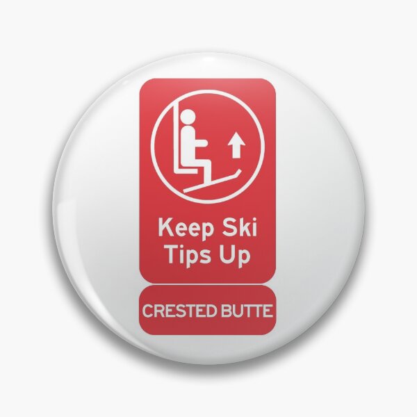 Item preview, Ski Tips Up! It's time to ski! Crested Butte Colorado! designed and sold by NewNomads.