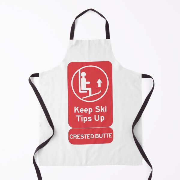 Item preview, Ski Tips Up! It's time to ski! Crested Butte Colorado! designed and sold by NewNomads.