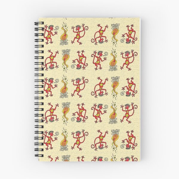 Item preview, Two monkeys (beige) Two monkeys dancing around the campfire designed and sold by Lacambalam.