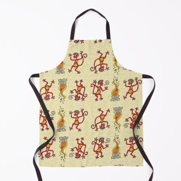 Item preview, Two monkeys (beige) Two monkeys dancing around the campfire designed and sold by Lacambalam.