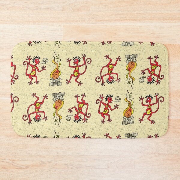 Item preview, Two monkeys (beige) Two monkeys dancing around the campfire designed and sold by Lacambalam.