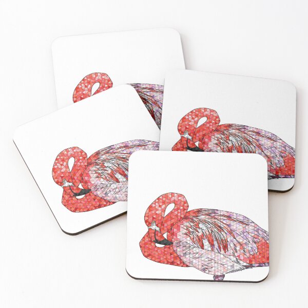 Item preview, Flamingo mosaic designed and sold by asloanew.
