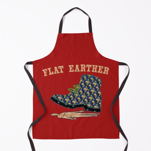 Item preview, Flat Earther squashed human being flawed logic science funny designed and sold by SolidEarthArt.