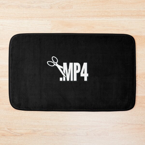 Item preview, Video Editor's T-shirt .MP4 [ WHITE on BLACK ] designed and sold by lillywhy.
