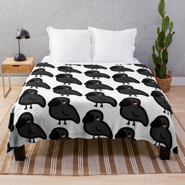 Item preview, Kawaii black crow standing cutely designed and sold by GLwithUs.