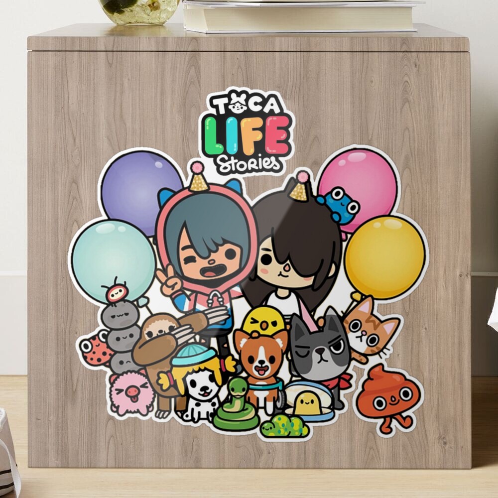 toca boca birthday Sticker for Sale by Alexa