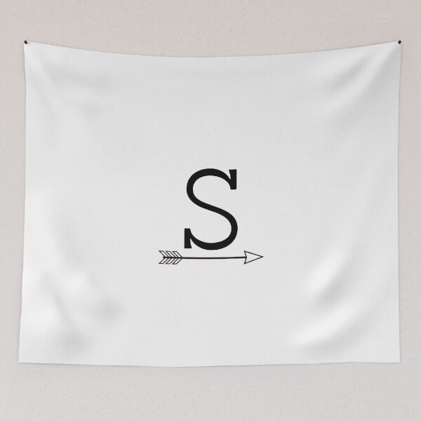 Artikelvorschau, Monogrammbuchstabe S mit Stammespfeil entworfen und verkauft von JustSeasons.