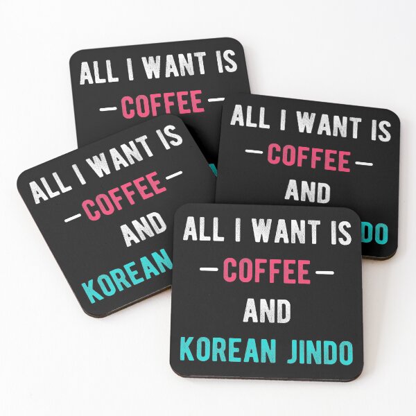 Item preview, All I want is Coffee And Korean Jindo designed and sold by StarsPower.