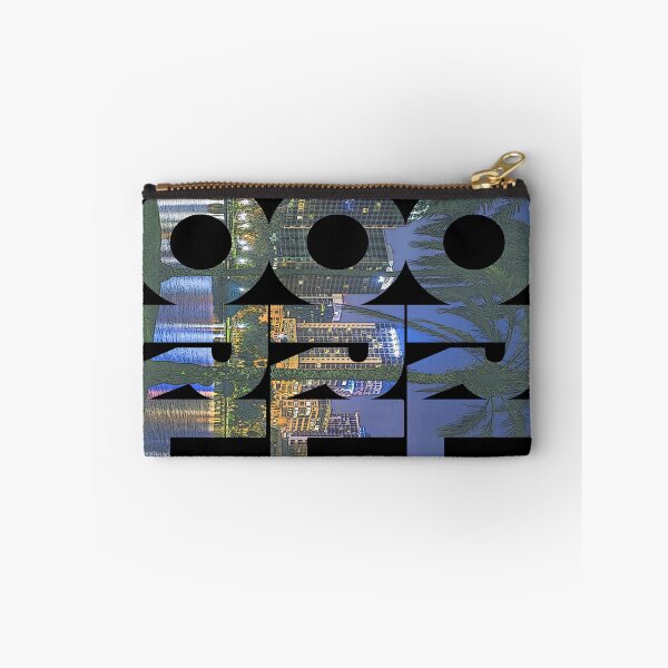 Item preview, Orlando, Florida ORL Night Cityscape Repeating Pattern designed and sold by CrabbyLobster.