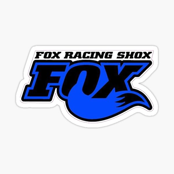 Fox Racing FOX RACING SMALL DECAL Fox 2.75 in x 1.2 in Orange BMX Motorsport Sticker 