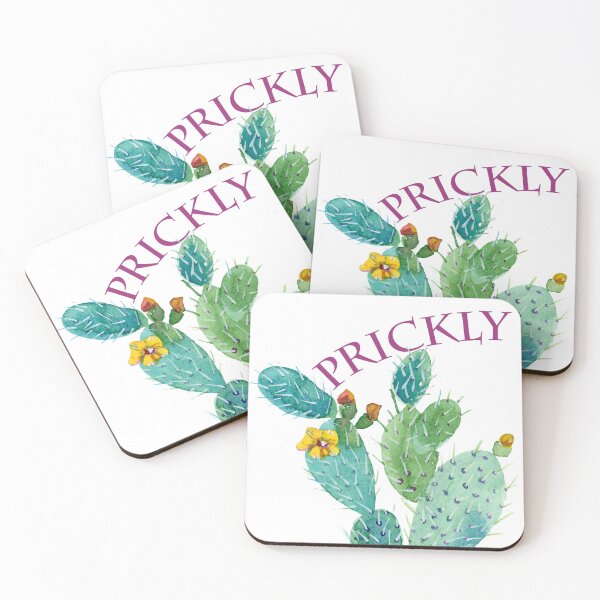 Item preview, Prickly prickly pear cactus designed and sold by littlepostcards.