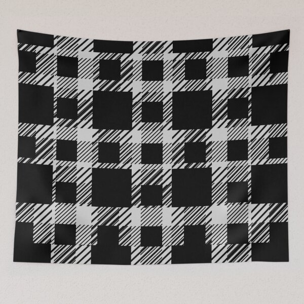 Item preview, Christmas Buffalo Check Pattern- Grey designed and sold by Designs By YL.