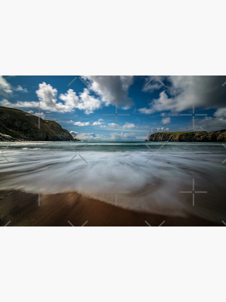 "The Silver Strand, a horseshoe shaped beach situated at Malin Beg, near Glencolmcille, in