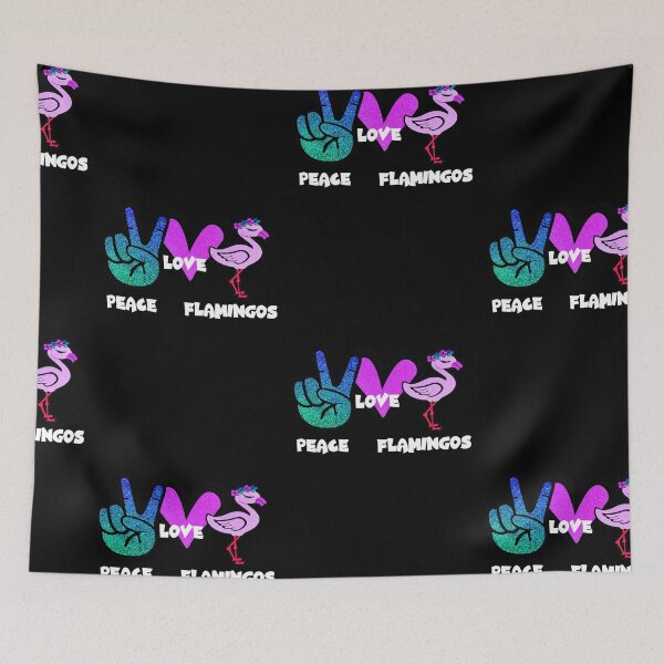 Item preview, I Just Really Like Flamingos, Peace Love Flamingos designed and sold by SportyDogShop.