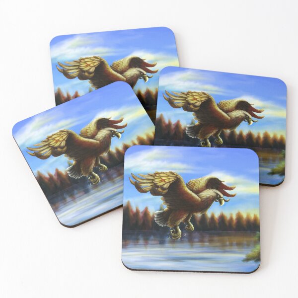 Item preview, White-tailed eagle fishing designed and sold by JeMiChi Art.