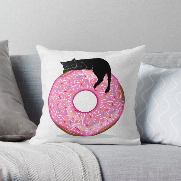 Do-nut Disturb Throw Pillow