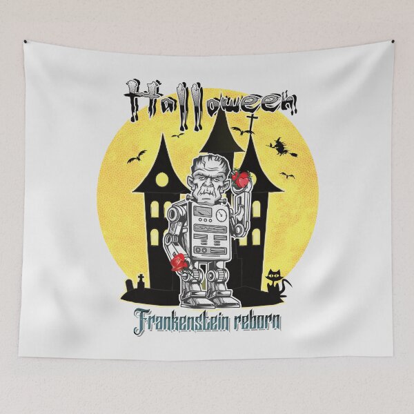 Item preview, Frankenstein reborn on Halloween designed and sold by VichallanStudio.