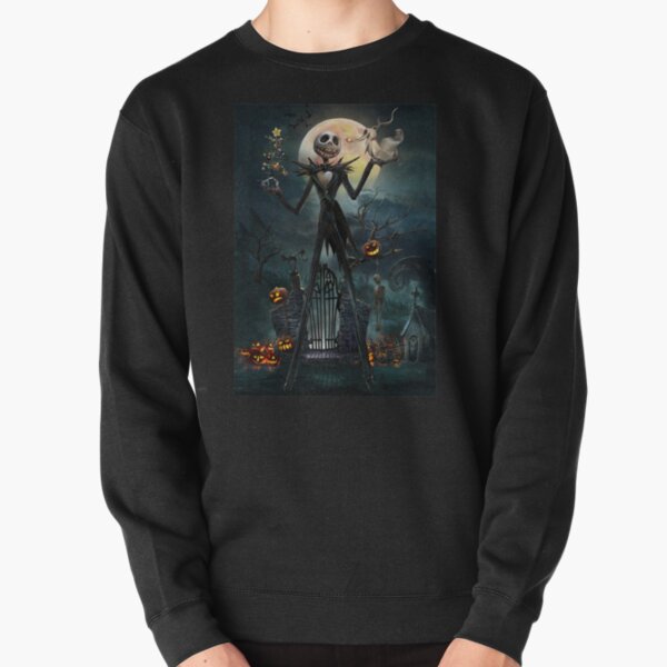 Classic Jack Starry Nightmare Halloween Before Christmas Pullover Sweatshirt