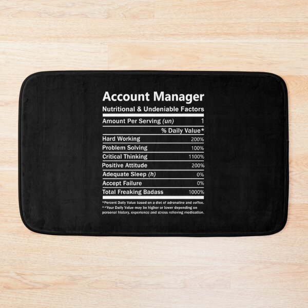 Artikelvorschau, Account Manager T-Shirt - Ernährungs- und unbestreitbare Faktoren Geschenkartikel Tee entworfen und verkauft von telegaevel.