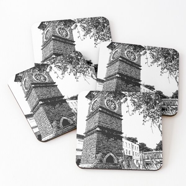 Item preview, Clock Tower, The Triangle, Clevedon, North Somerset designed and sold by CloneDigitalArt.
