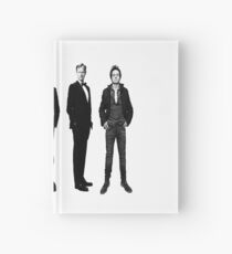 Sherlock cast in black and white Hardcover Journal