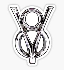V8 Logo Sticker