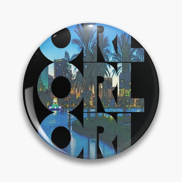 Item preview, Orlando, Florida ORL Cityscape Repeating Pattern designed and sold by CrabbyLobster.