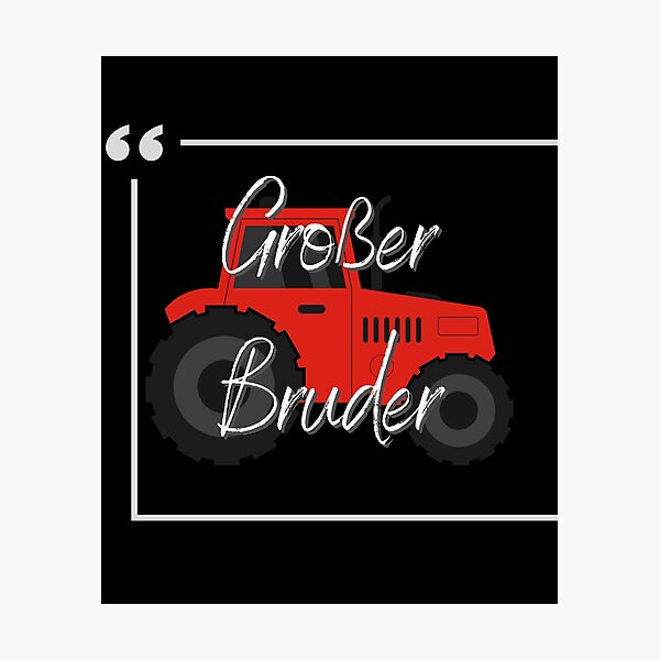 Item preview, T-shirt sibling love - big brother tractor designed and sold by der-faun.