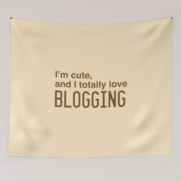 Item preview, I'm cute, and I totally love blogging designed and sold by jazzydevil.