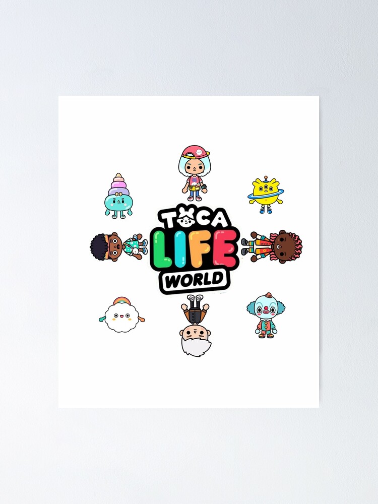 toca boca and gacha life Poster for Sale by kader011