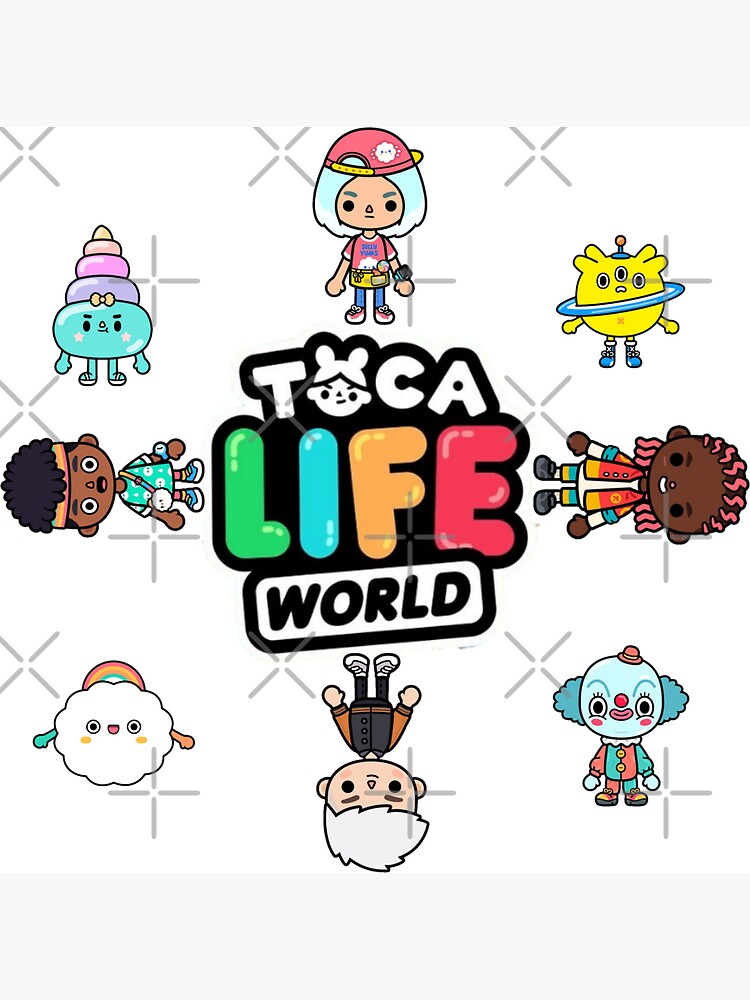 toca boca and gacha life Magnet for Sale by kader011