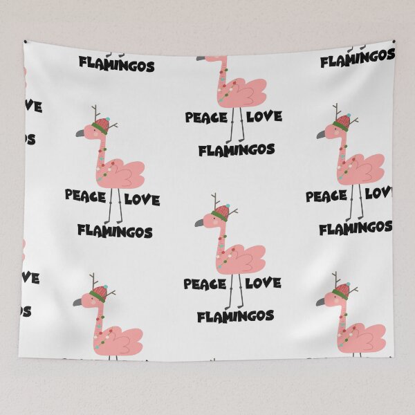 Artikelvorschau, Ich mag Flamingos einfach sehr, Peace Love Flamingos entworfen und verkauft von SportyDogShop.