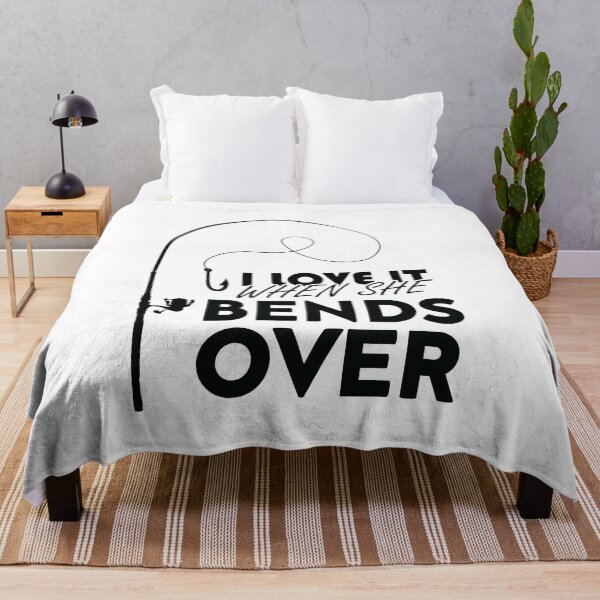 Item preview, I love It When She Bends Over, Funny Fishing Graphic Design designed and sold by levdone.