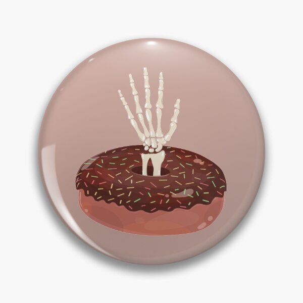 Item preview, Skeleton hand donut designed and sold by Icelya.