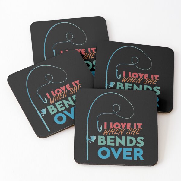 Item preview, I love It When She Bends Over, Funny Fishing Graphic Design designed and sold by levdone.
