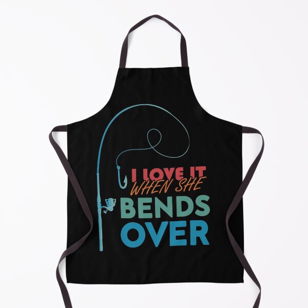 Item preview, I love It When She Bends Over, Funny Fishing Graphic Design designed and sold by levdone.
