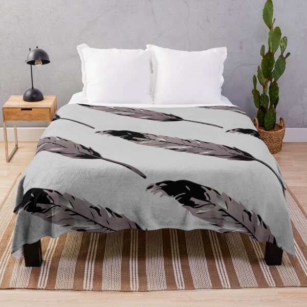 Item preview, Grey Feather Pattern designed and sold by bittes.