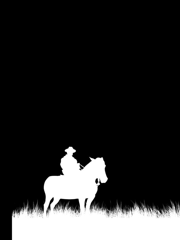 Thumbnail 4 of 4, iPhone Case, Cowboy design (white) designed and sold by Inconsistento.