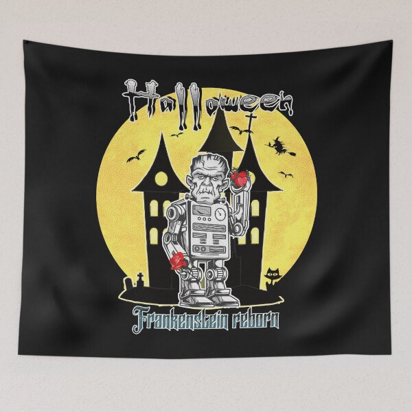 Item preview, Frankenstein reborn on Halloween designed and sold by VichallanStudio.