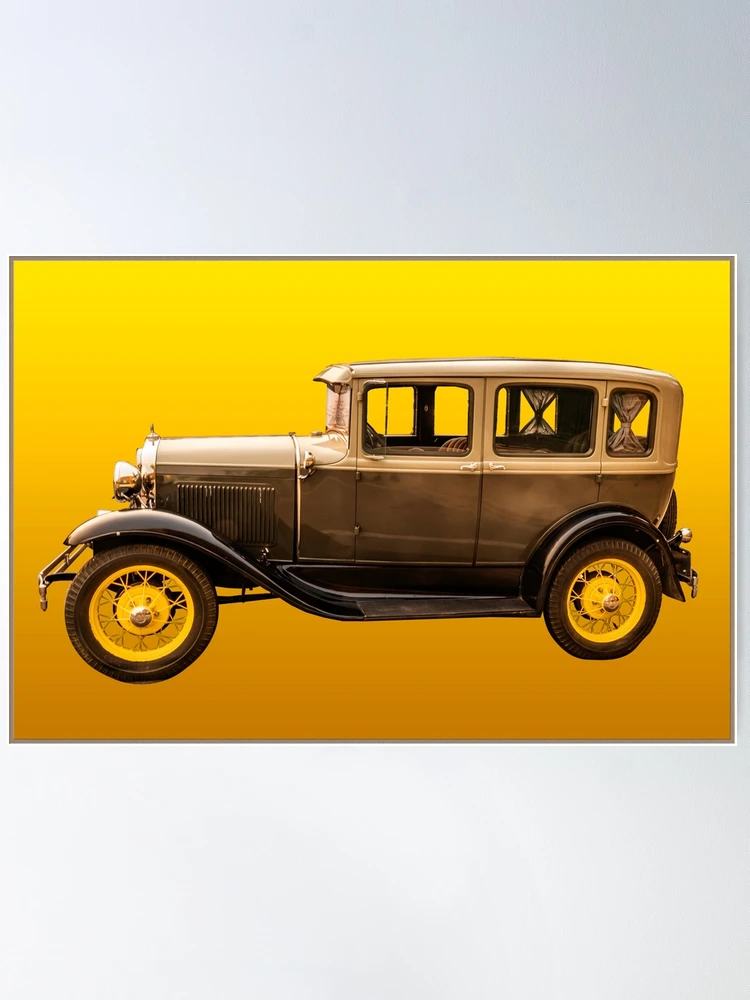 FORD　VintagePoster Vintage 1920s Ford Motor Car Advertisement Poster A3 Print