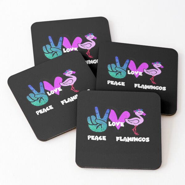 Artikelvorschau, Ich mag Flamingos einfach sehr, Peace Love Flamingos entworfen und verkauft von SportyDogShop.