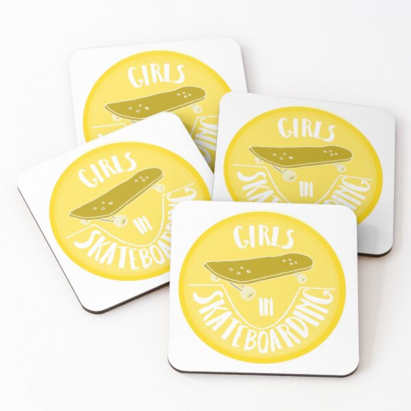 Item preview, Girls In Skateboarding (Yellow) designed and sold by jaybooysen28.