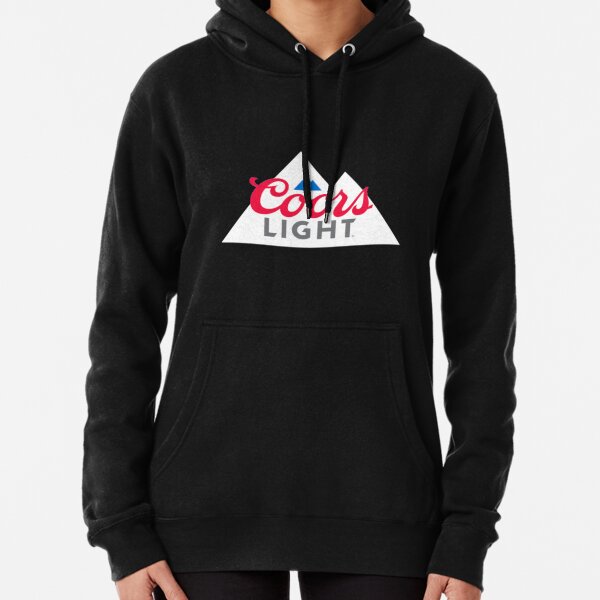 coors light zip up hoodie