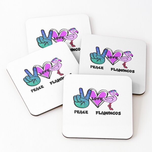 Item preview, I Just Really Like Flamingos, Peace Love Flamingos designed and sold by SportyDogShop.
