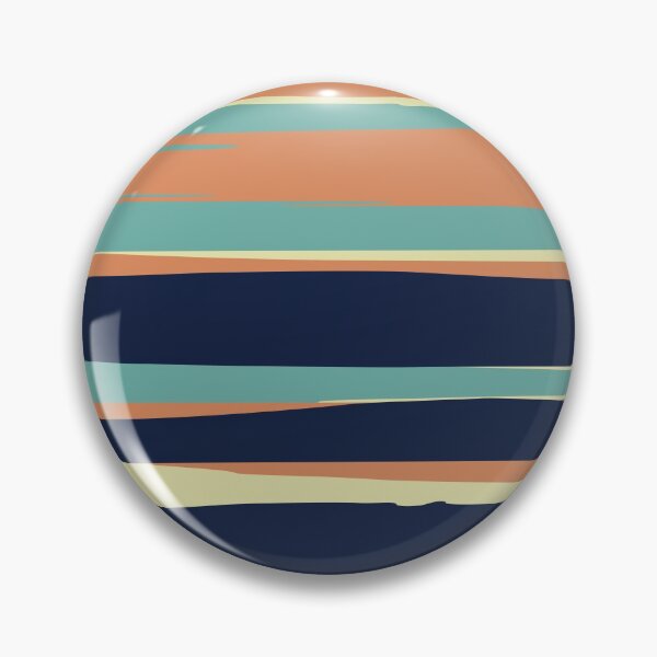 Artikelvorschau, Striped Abstract, Orange, Navy Teal, Yellow entworfen und verkauft von meggydesigns.
