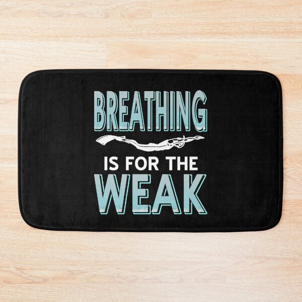 Item preview, Breathing is for the Weak Finswimming Finswimmer designed and sold by NeXore.