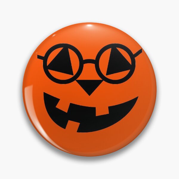 Item preview, Smiling Jack O'Lantern Face with Glasses designed and sold by Darcy777.