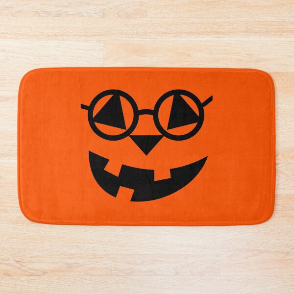 Item preview, Smiling Jack O'Lantern Face with Glasses designed and sold by Darcy777.