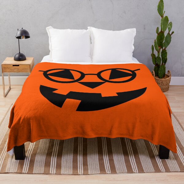 Item preview, Smiling Jack O'Lantern Face with Glasses designed and sold by Darcy777.